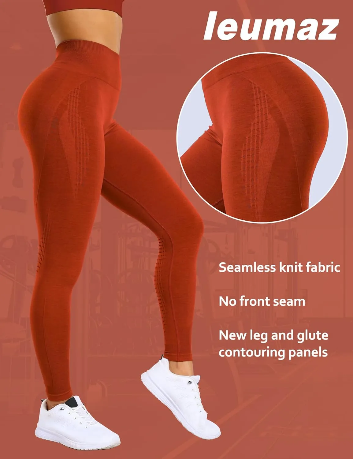 Amplify Scrunch Butt Lifting Leggings for Women Seamless Gym Workout Leggings High Waist Tummy Control Yoga Pants