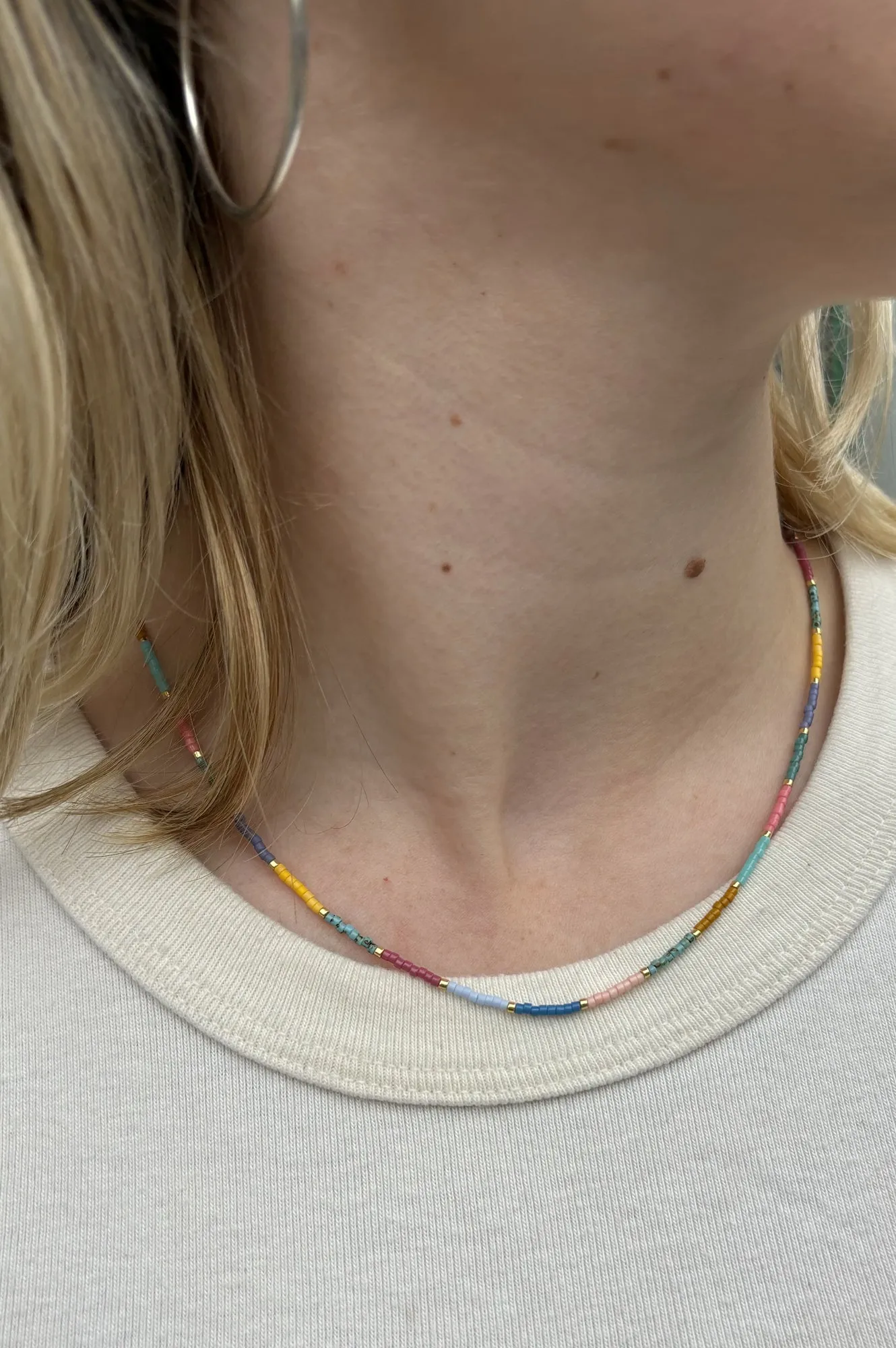 Atelline Miyuki Bead Multi-Colour Necklace