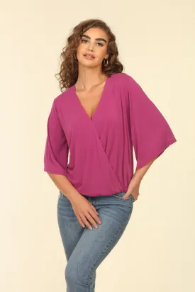 Bell Sleeve Banded Top