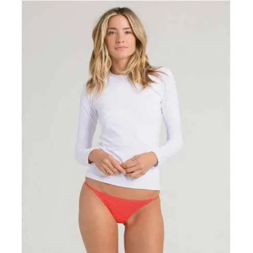 Billabong Core Long Sleeve Wetshirt White JWLYECRL