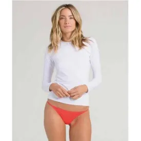 Billabong Core Long Sleeve Wetshirt White JWLYECRL