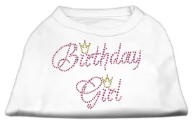 Birthday Girl Rhinestone Shirt White L (14)