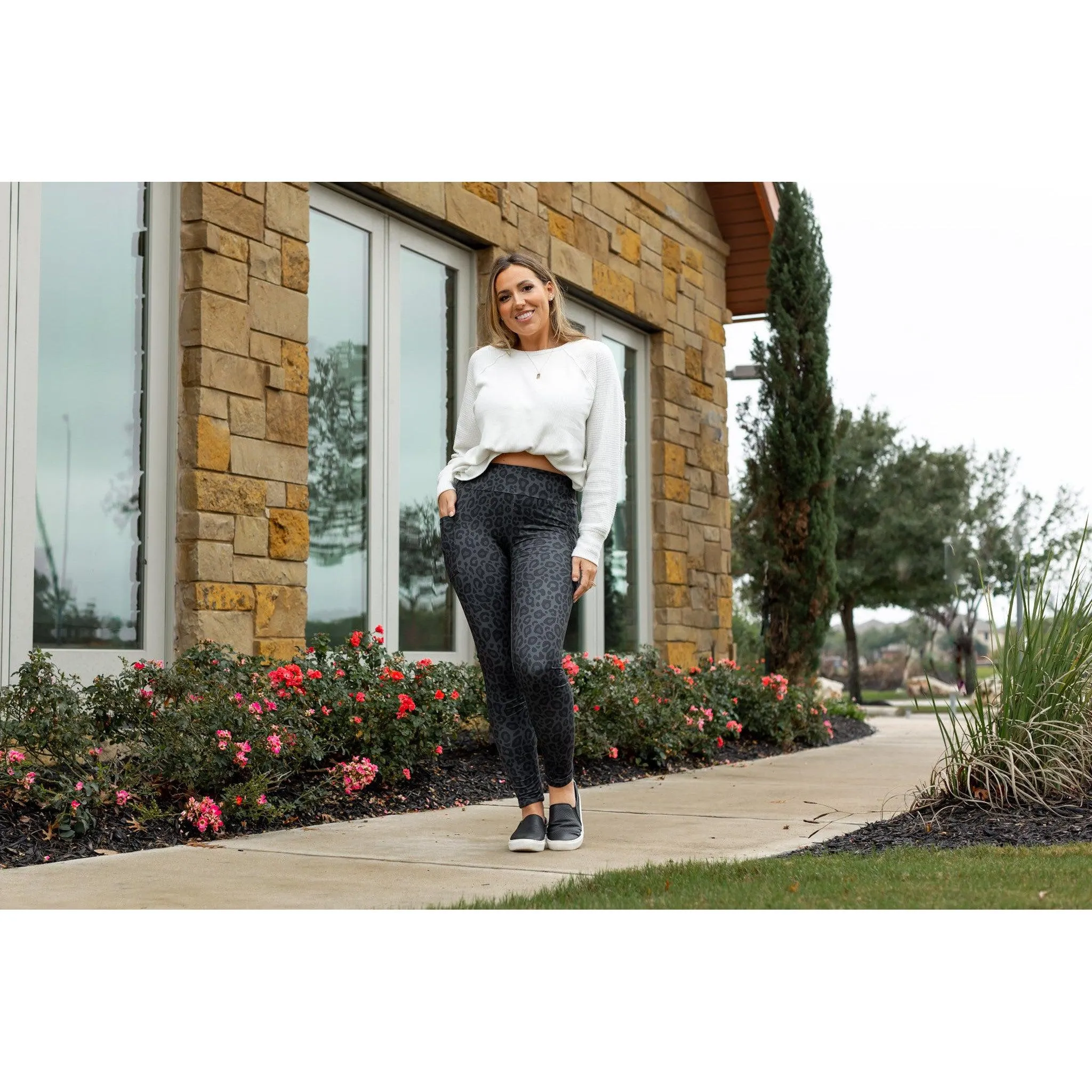 Black Leopard Luxe Leggings
