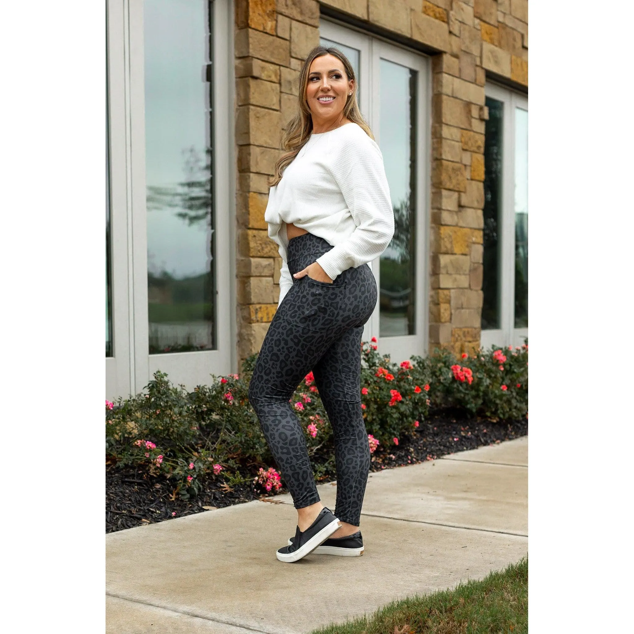 Black Leopard Luxe Leggings
