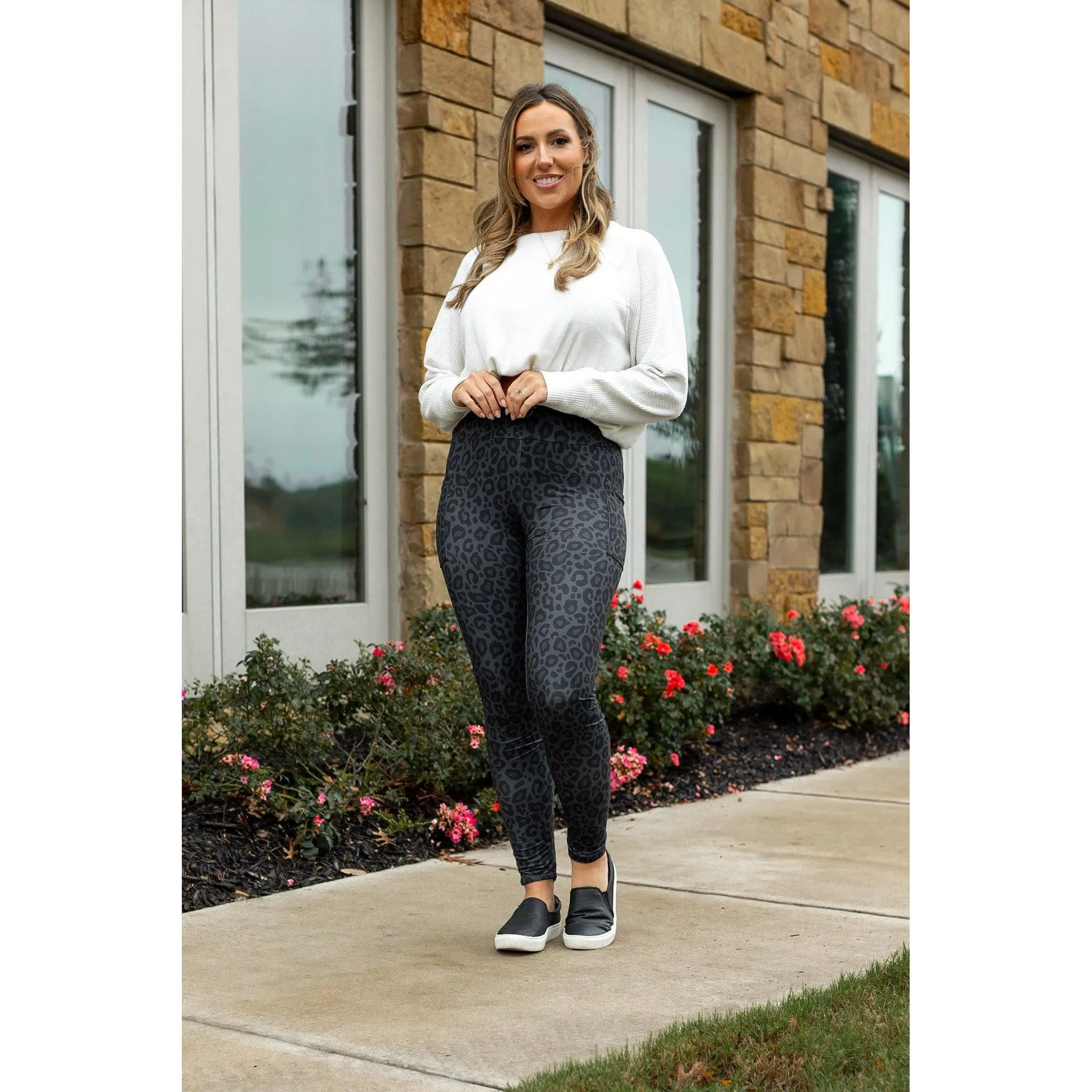 Black Leopard Luxe Leggings