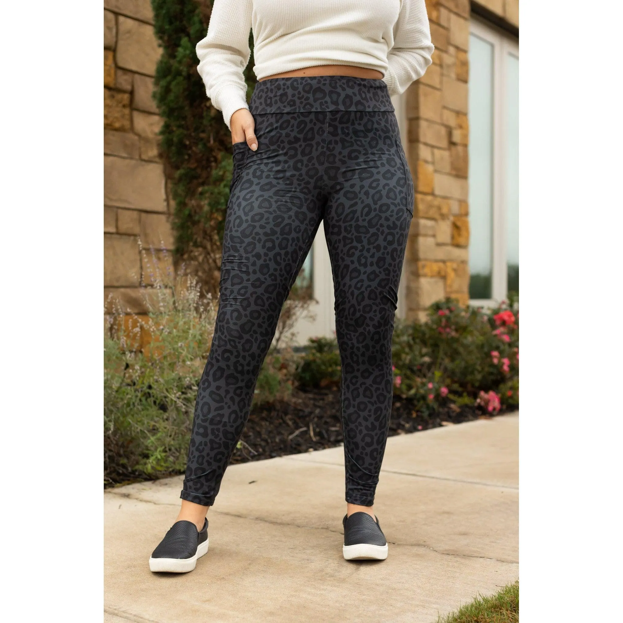 Black Leopard Luxe Leggings