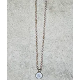 Buddha 10 Necklace in Pink