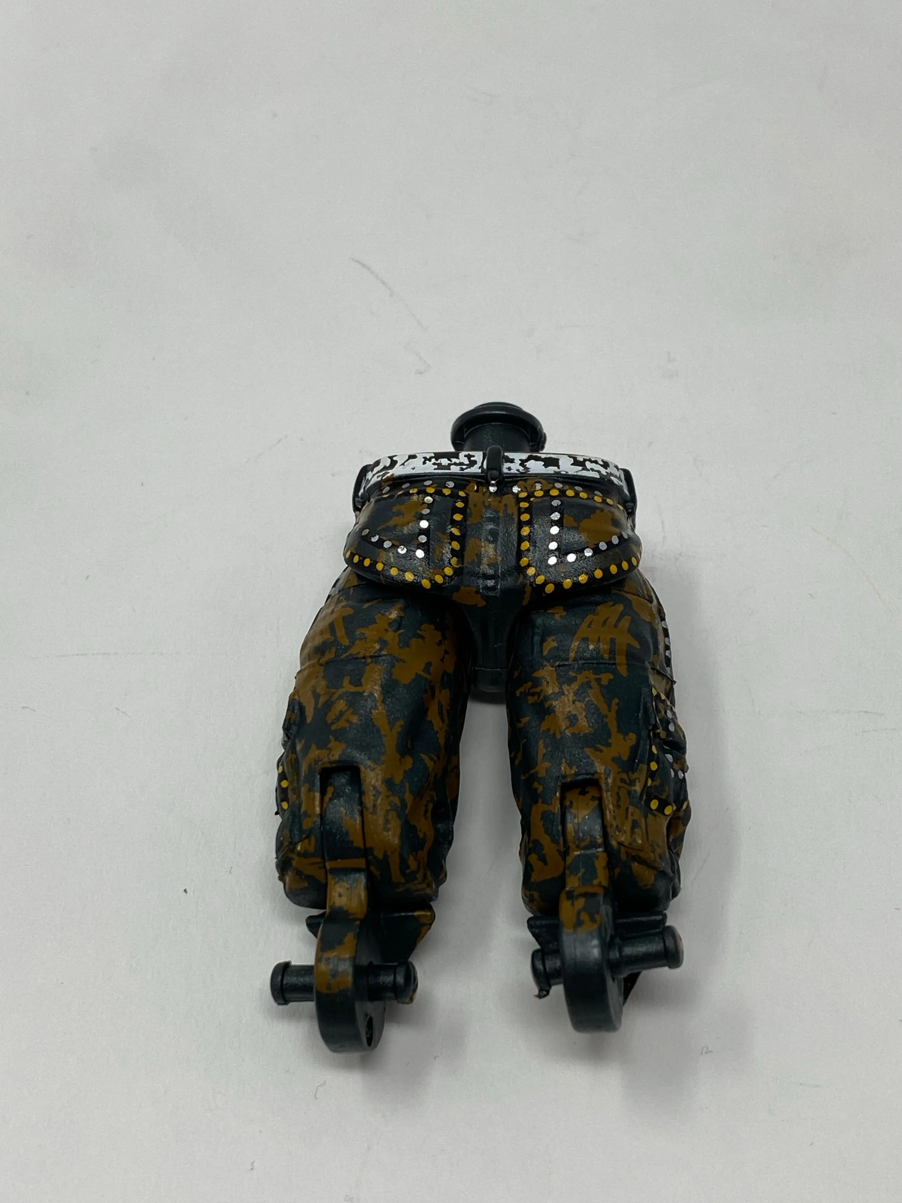 Camo (green/brown) Pants with White Belt