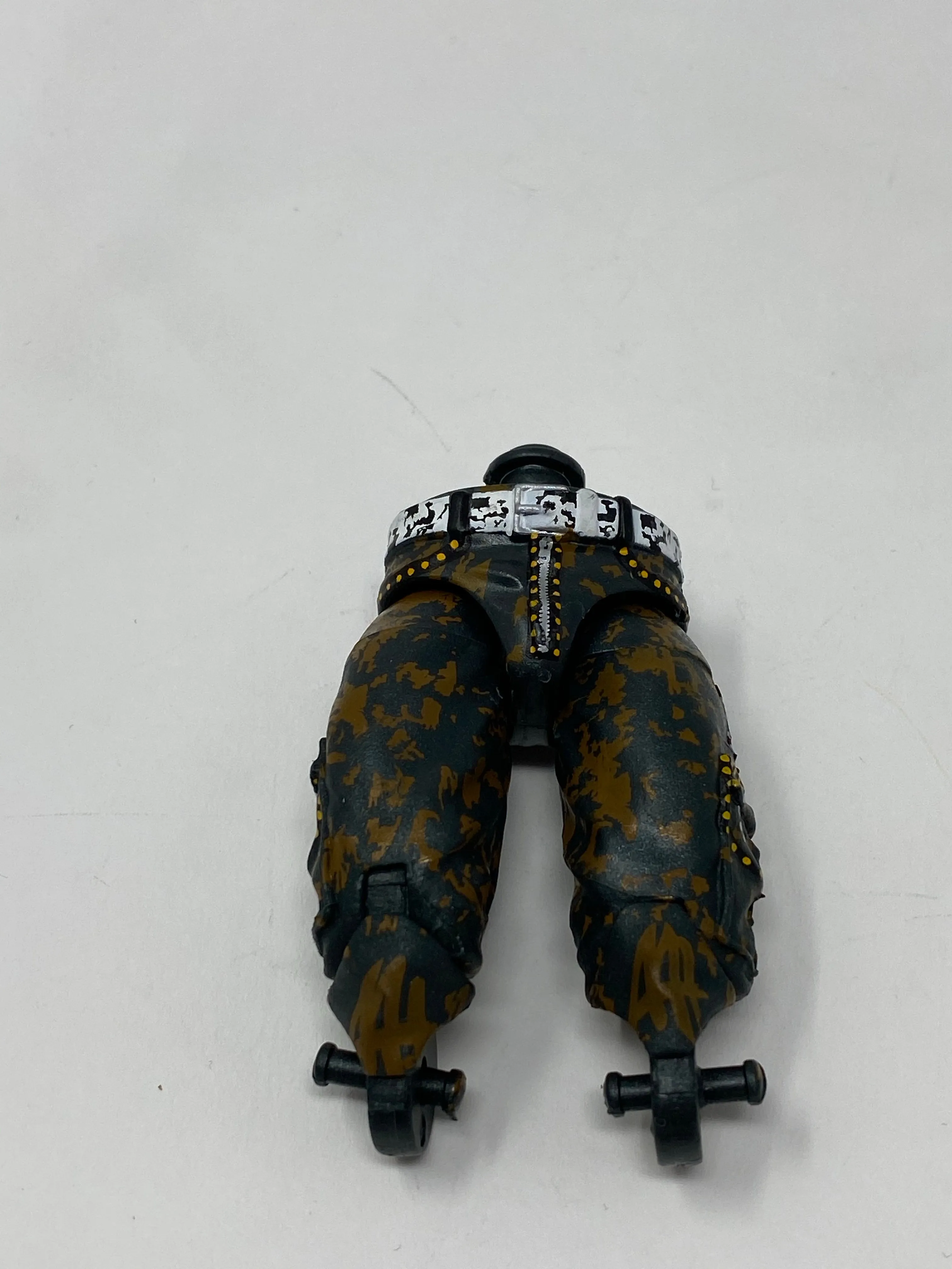 Camo (green/brown) Pants with White Belt
