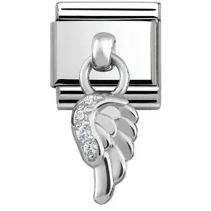 Classic CHARMS stainless steel and silver 925 Wing