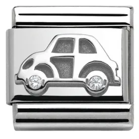 Classic S/Steel,Silver 925, CZ Car    330311/05