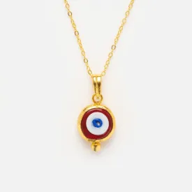 Cornicello Evil Eye Artisan Glass Pendant Necklace