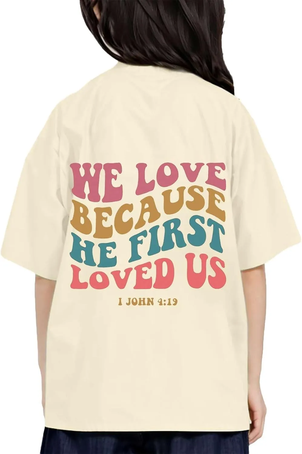 Cute Clothes for Girls 10-12 Summer Preppy Tshirts 2025 Round Neck Short Sleeved Letter Print Graphic Tees