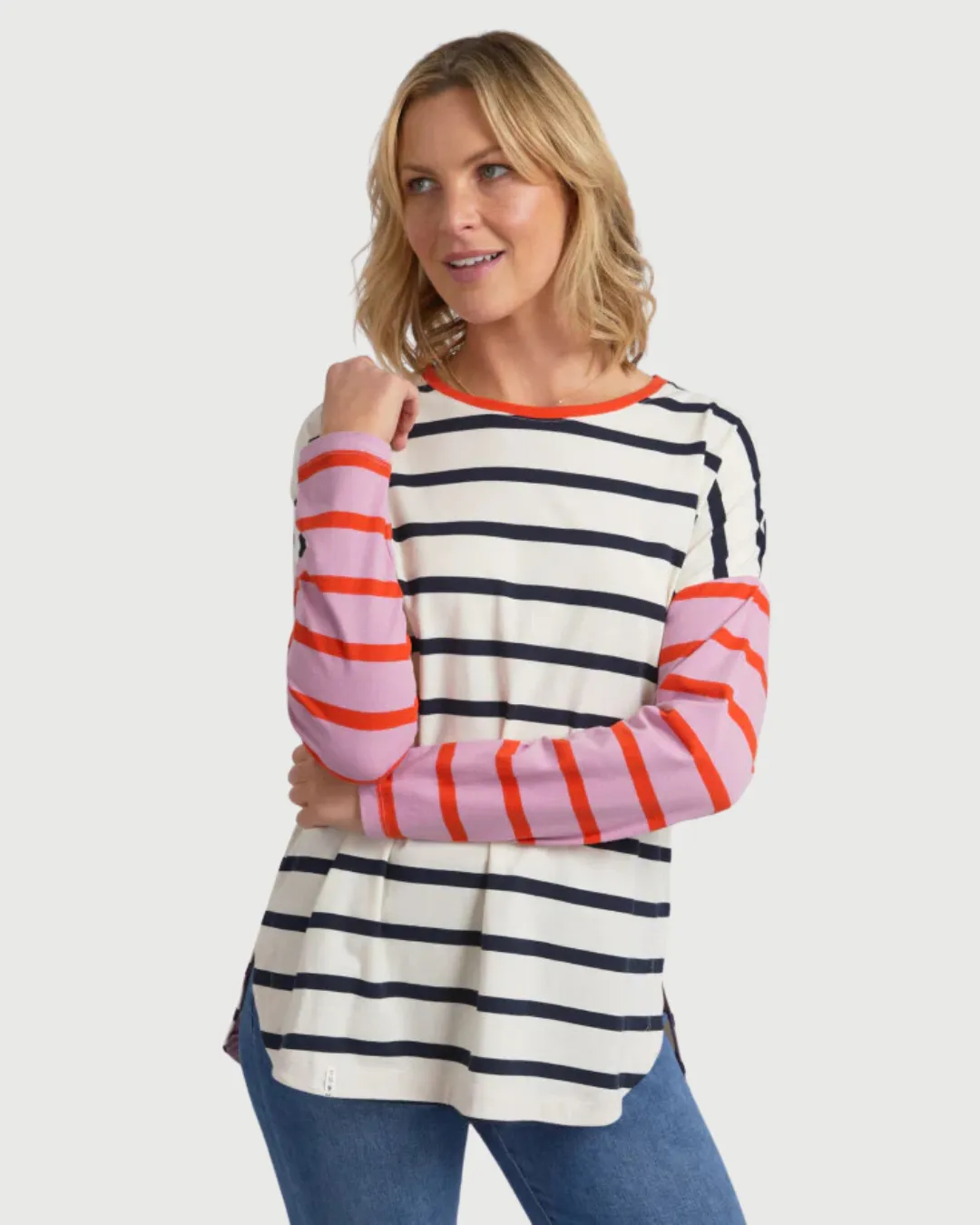 Elm Marta Stripe Long Sleeve Tee