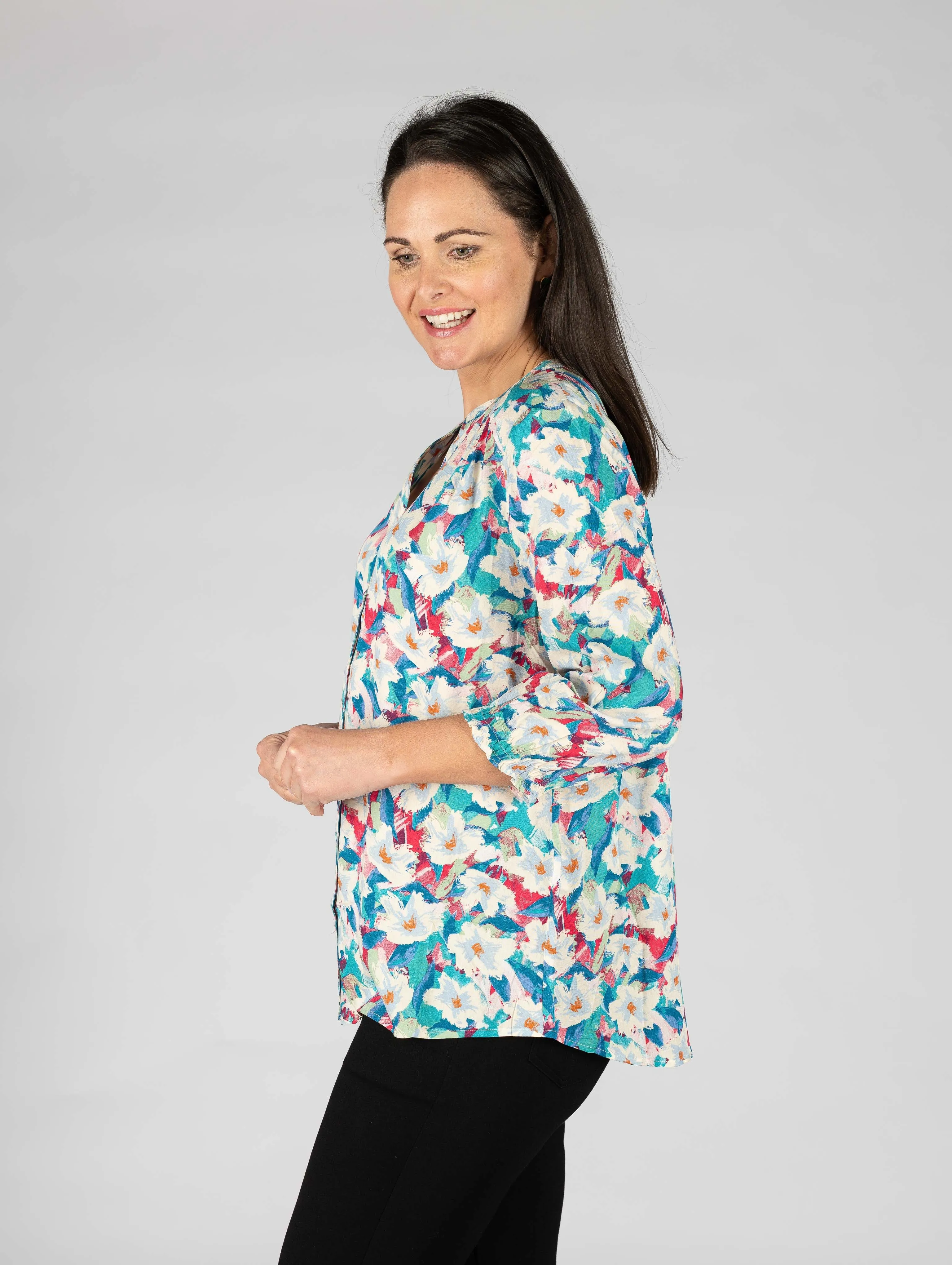 Flower Print Blouse