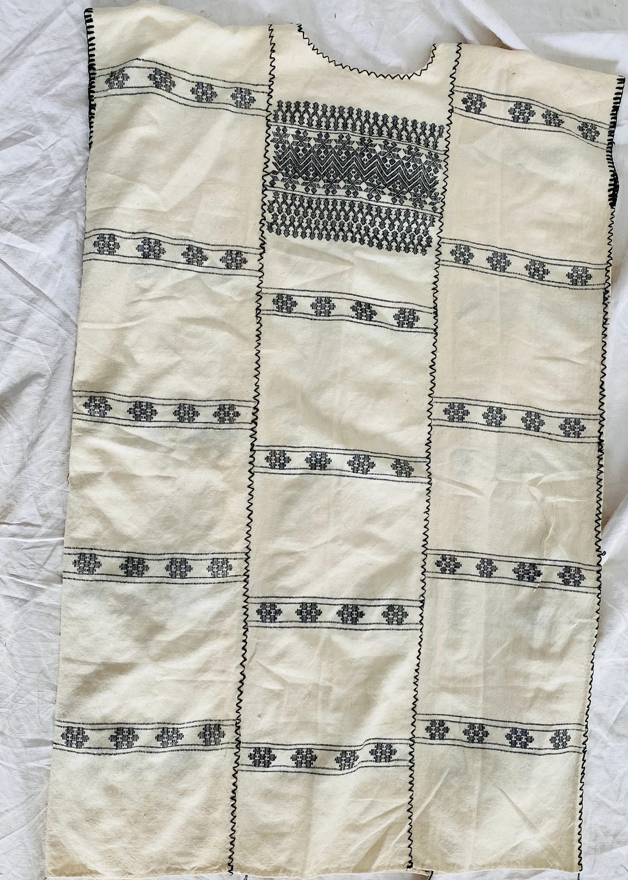 Hand Woven Amuzgo Huipil Dress. Guerrero, Mexico.