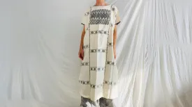 Hand Woven Amuzgo Huipil Dress. Guerrero, Mexico.