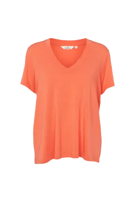 Joline V-neck - Tomato