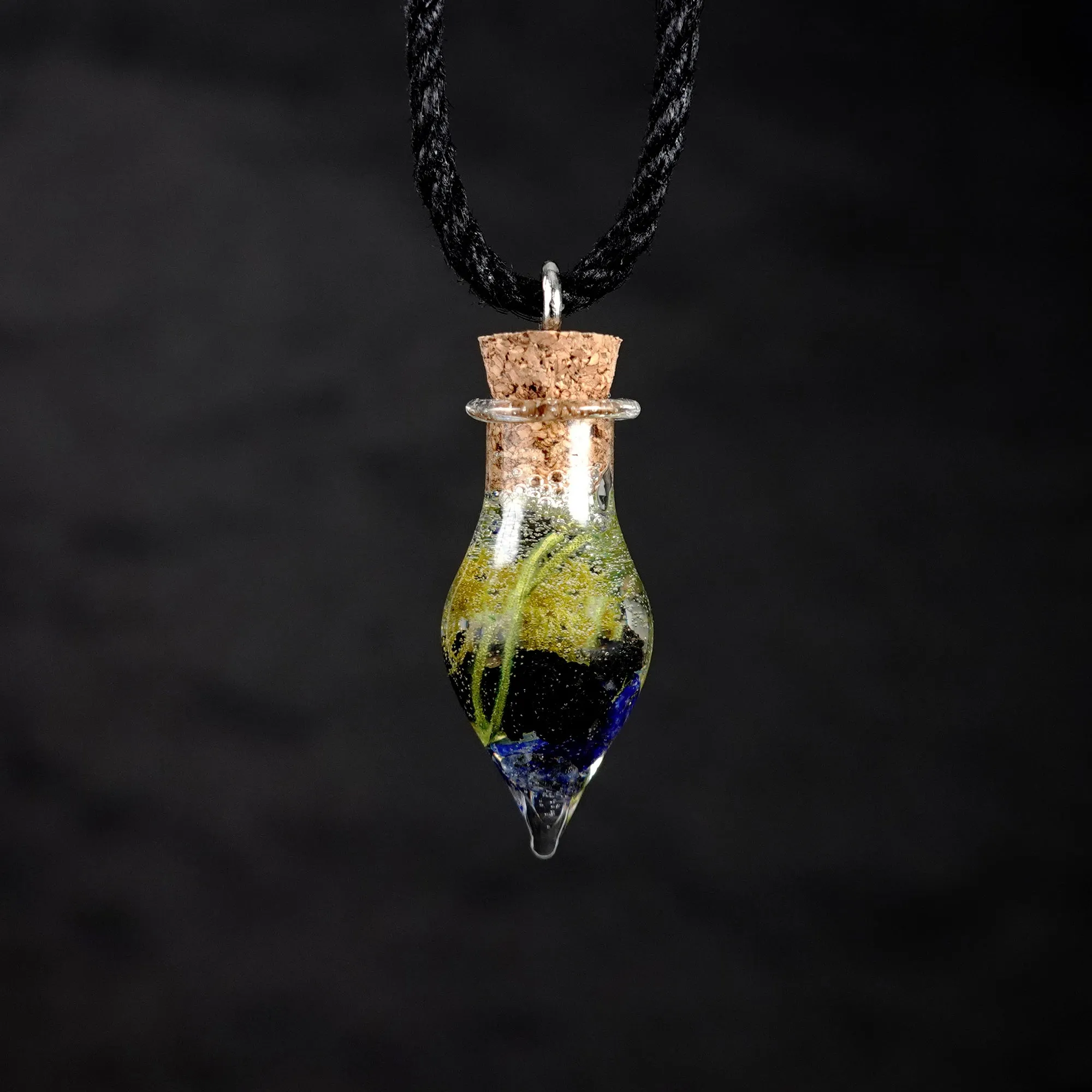Lapis Lazuli & Lava Rock Focus Necklace