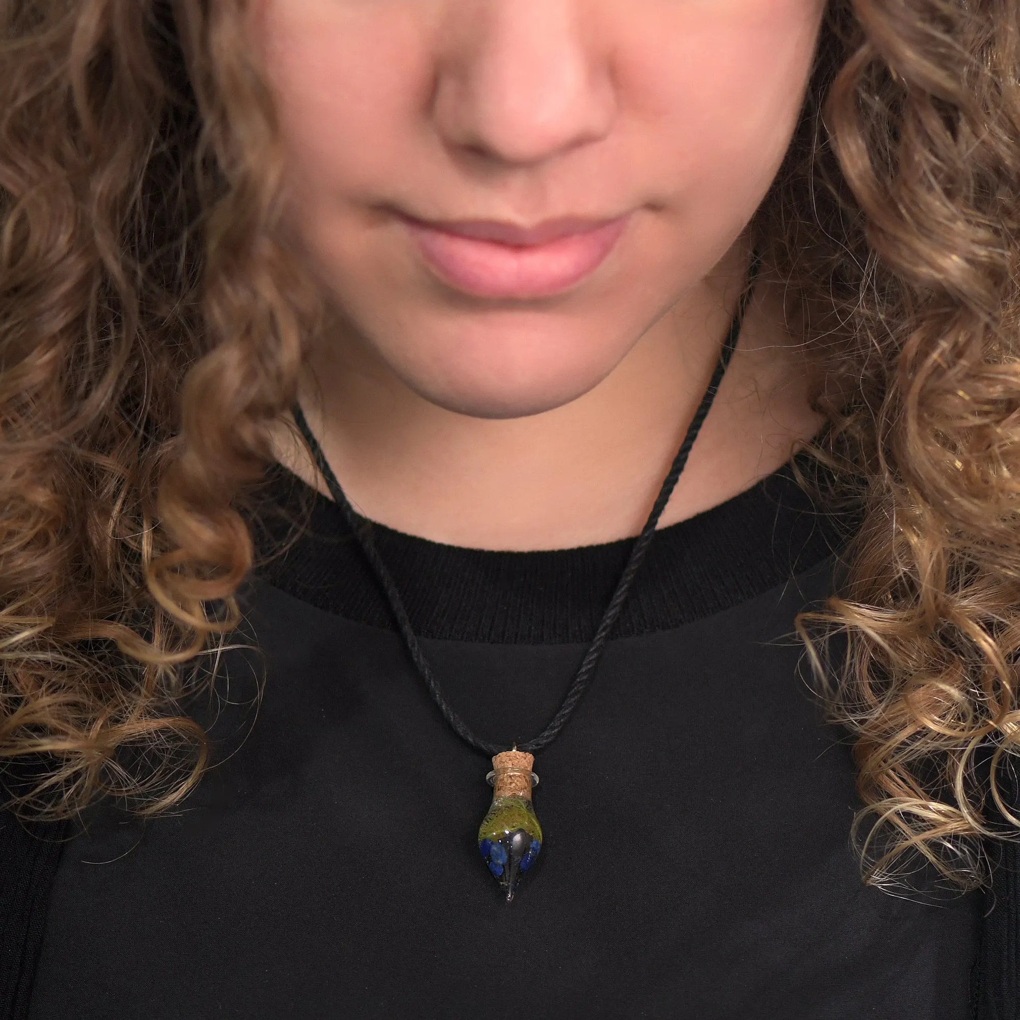 Lapis Lazuli & Lava Rock Focus Necklace