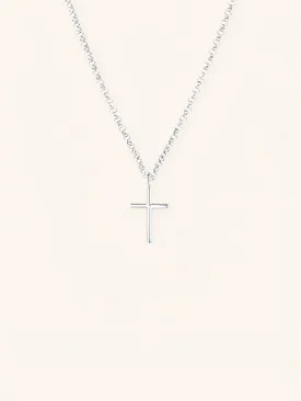 LUISA Cross Sterling Silver Necklace