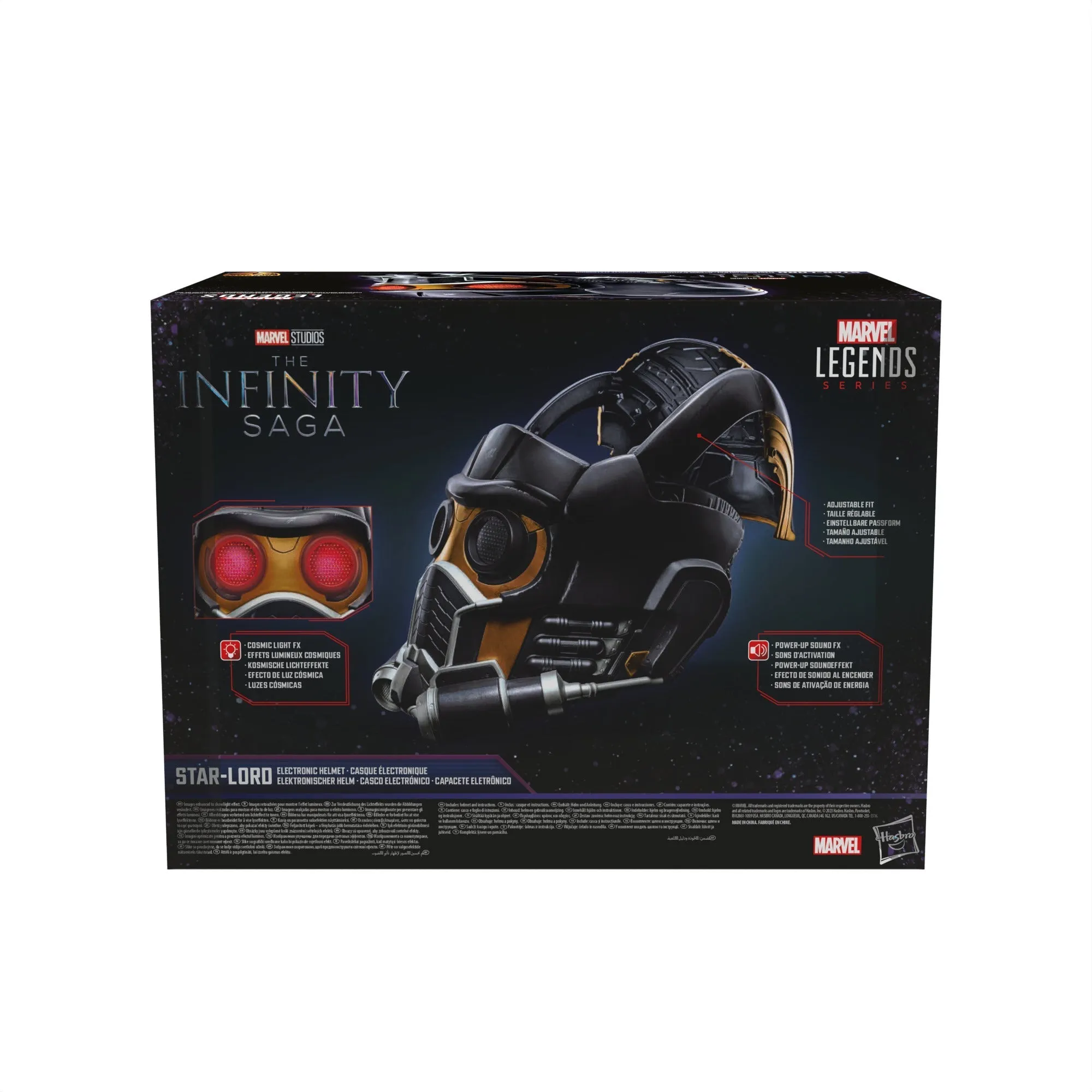 Marvel Legends Series Star-Lord Electronic Role Play Helmet