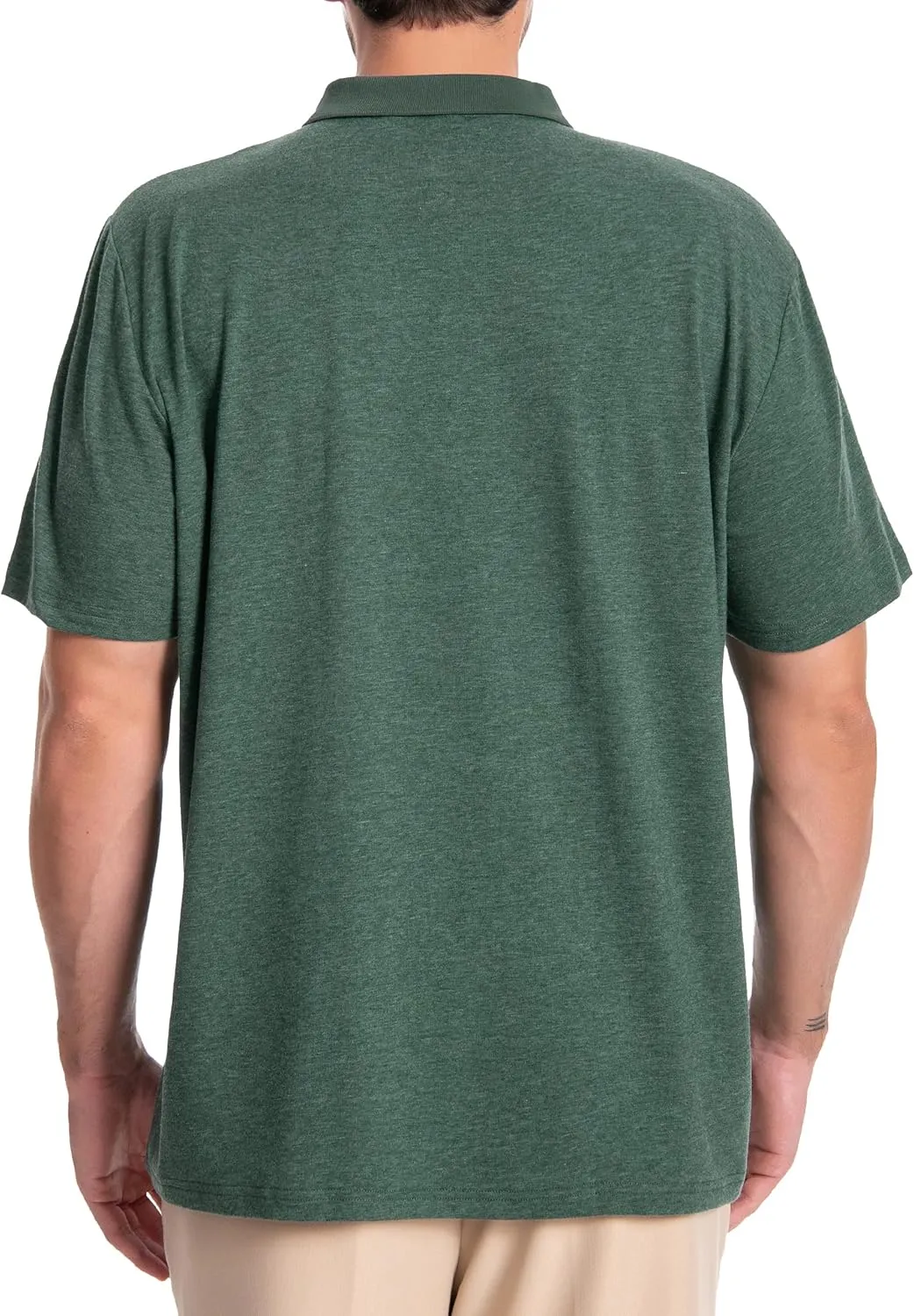 Men's Casual Polo Shirts Short Sleeve Summer Shirts Classic Collared Golf Shirt