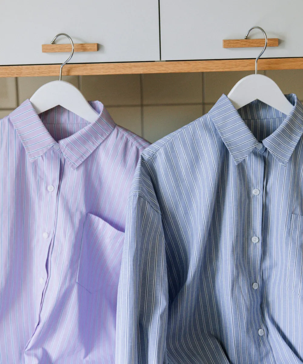 multi stripe shirt