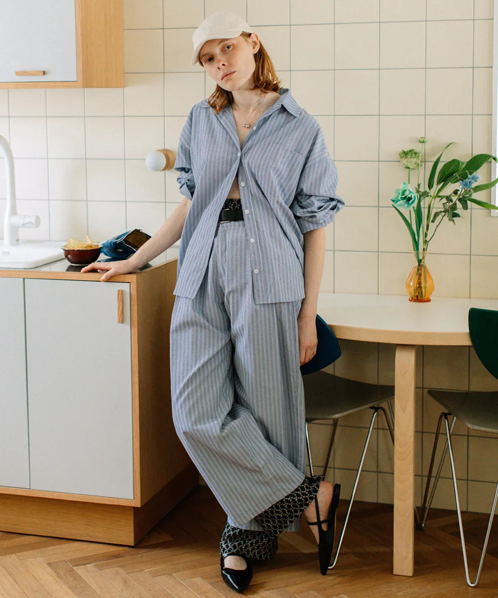 multi stripe shirt