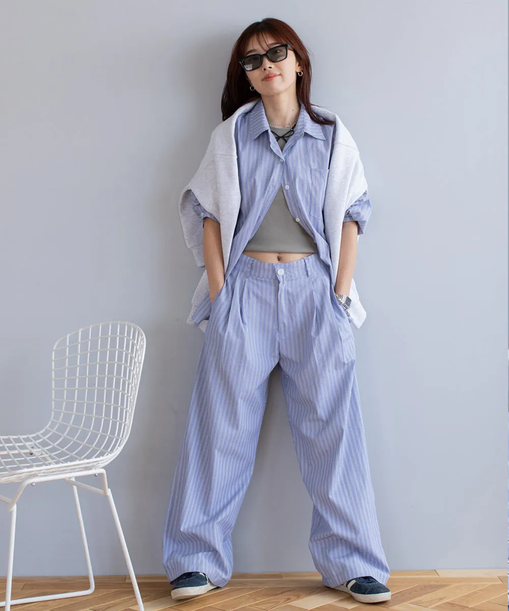 multi stripe shirt