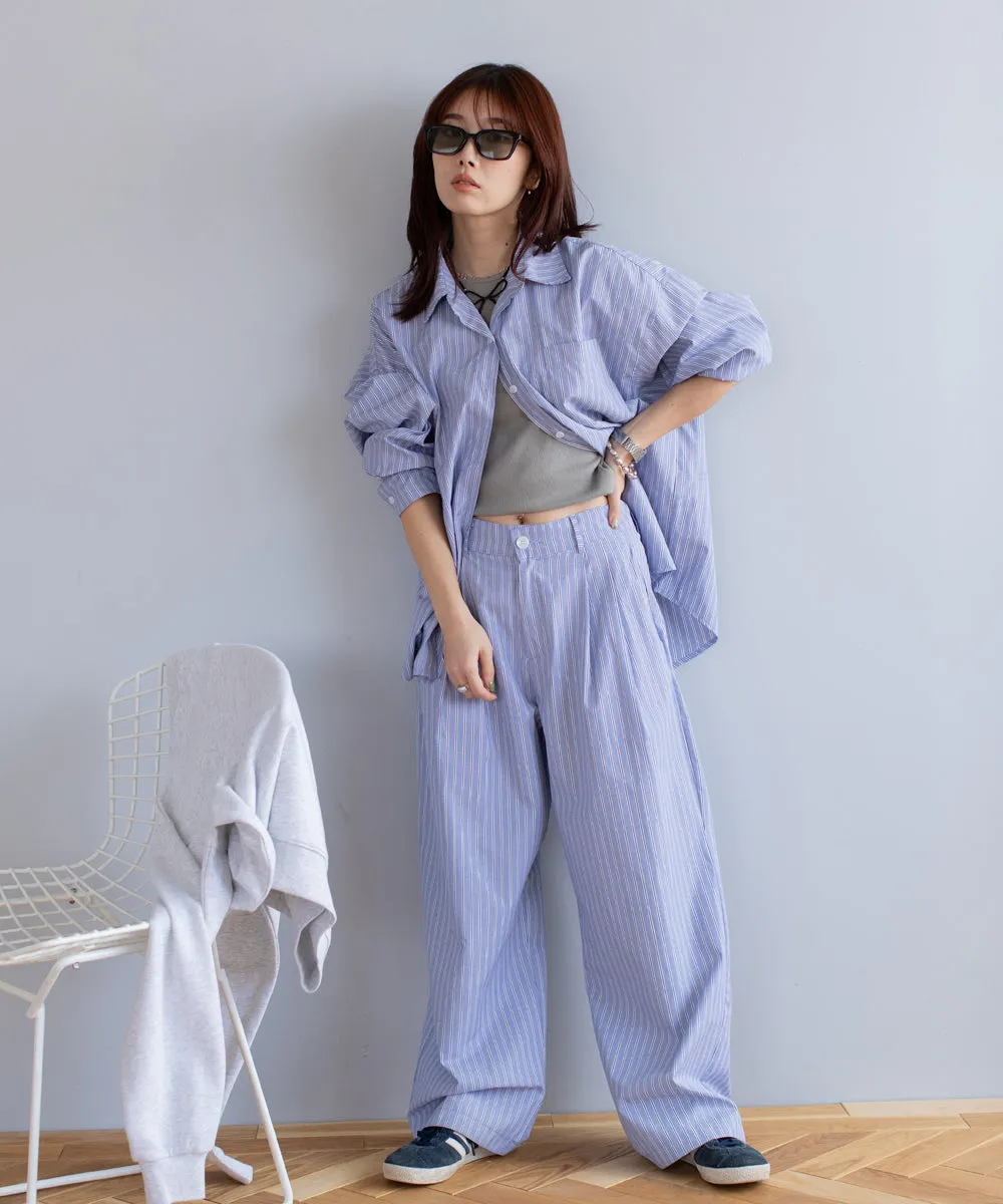 multi stripe shirt