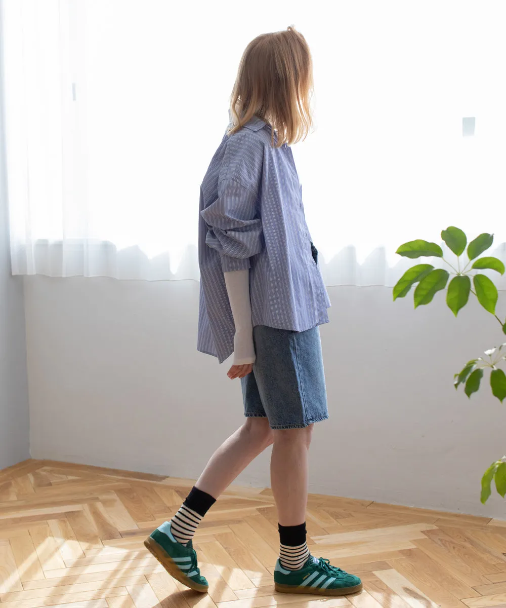 multi stripe shirt