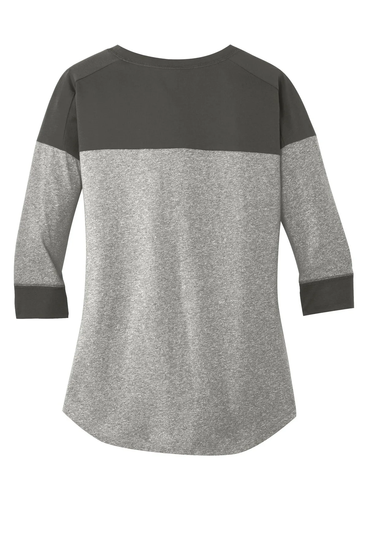 New Era Ladies Heritage Blend 3/4-Sleeve Baseball Raglan Tee. LNEA104