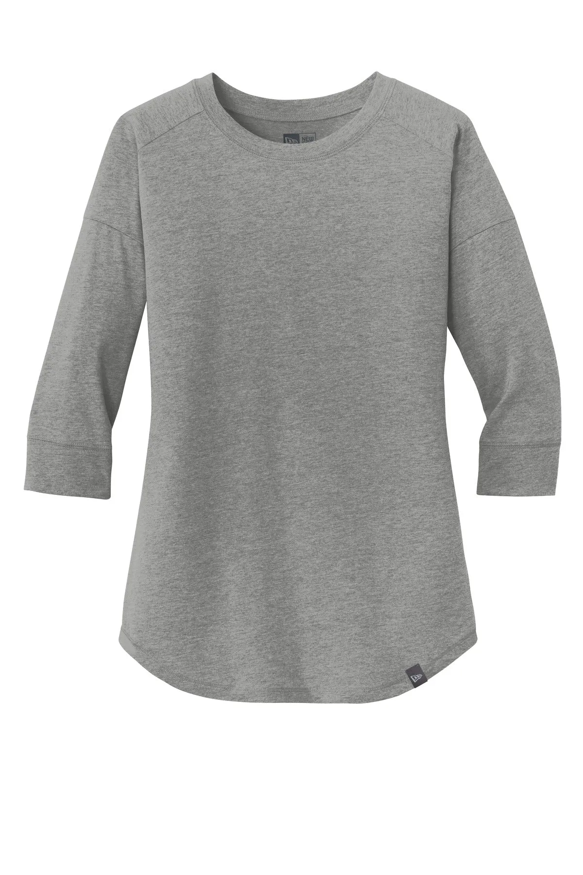 New Era Ladies Heritage Blend 3/4-Sleeve Baseball Raglan Tee. LNEA104