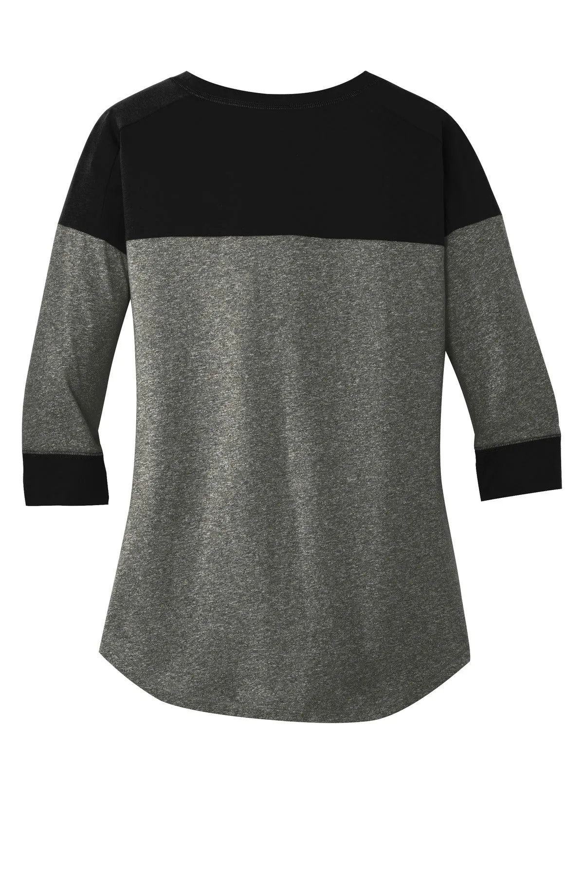 New Era Ladies Heritage Blend 3/4-Sleeve Baseball Raglan Tee. LNEA104