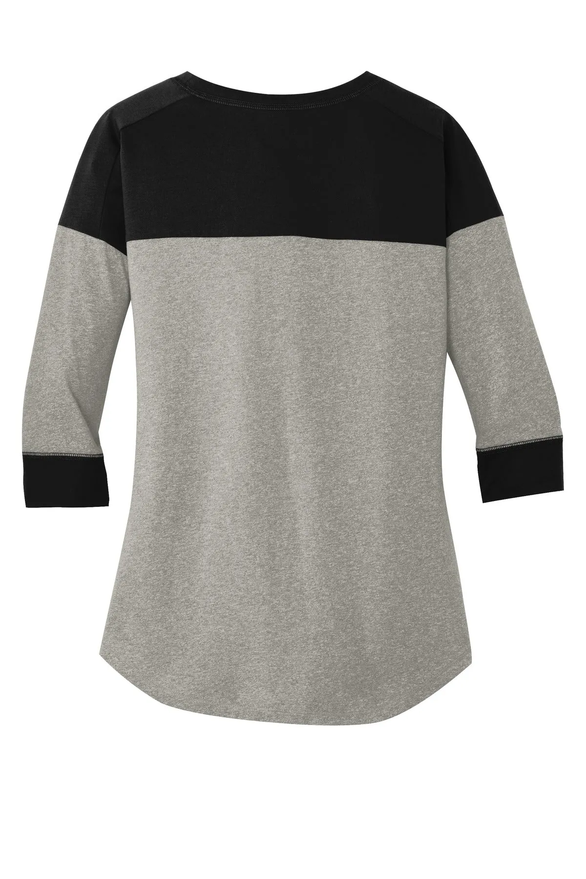 New Era Ladies Heritage Blend 3/4-Sleeve Baseball Raglan Tee. LNEA104