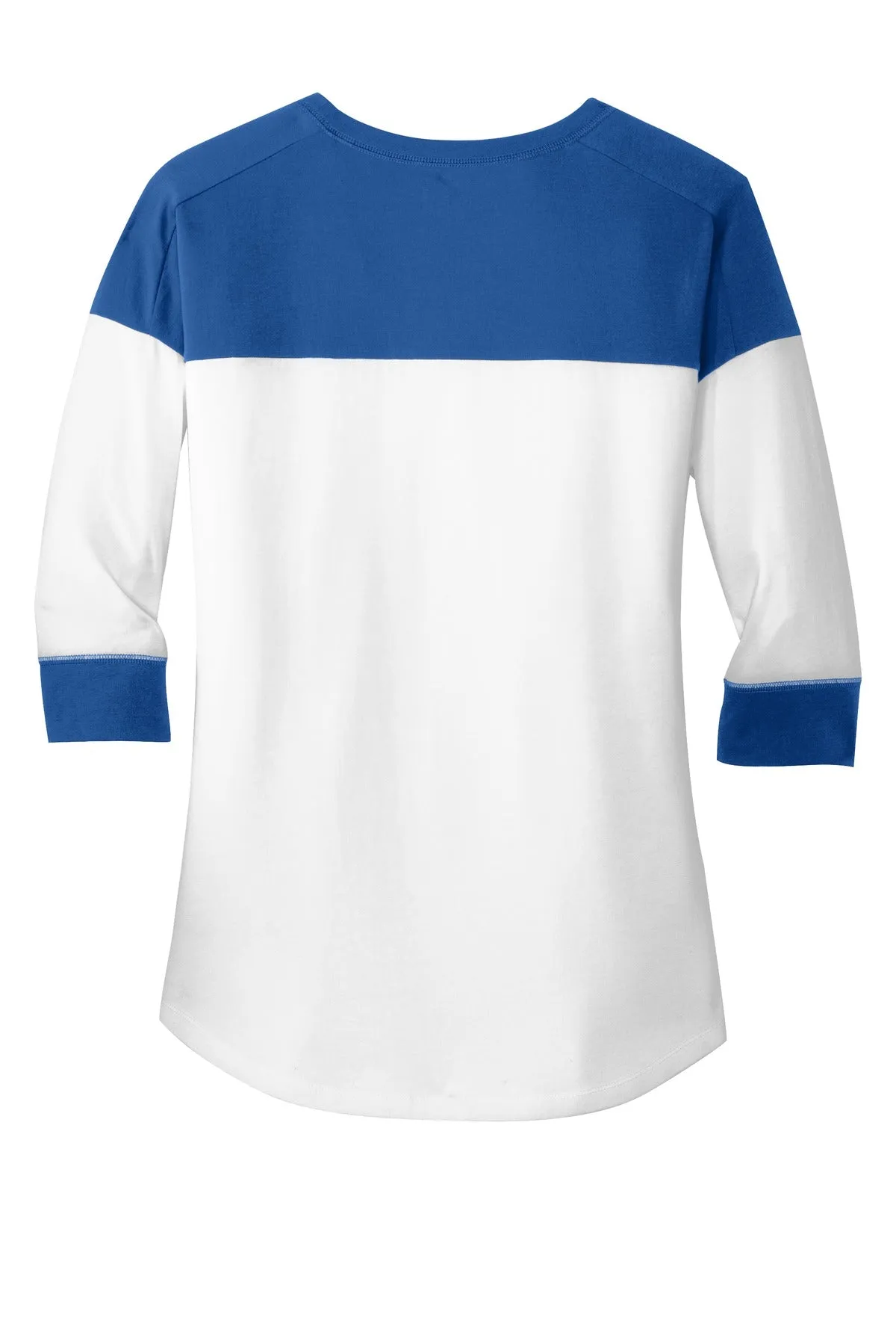 New Era Ladies Heritage Blend 3/4-Sleeve Baseball Raglan Tee. LNEA104