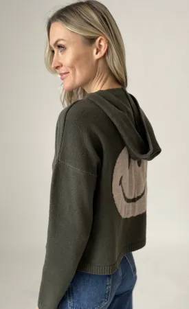 Olive Good Mood Hoodie