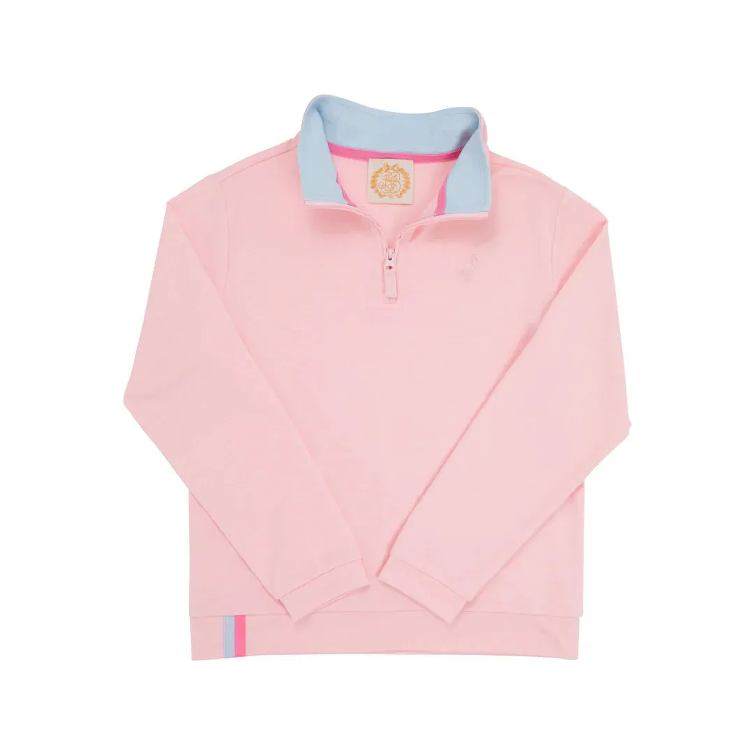 Prepletic™ Hayword Half-Zip Palm Beach Pink With Palm Beach Pink Stork