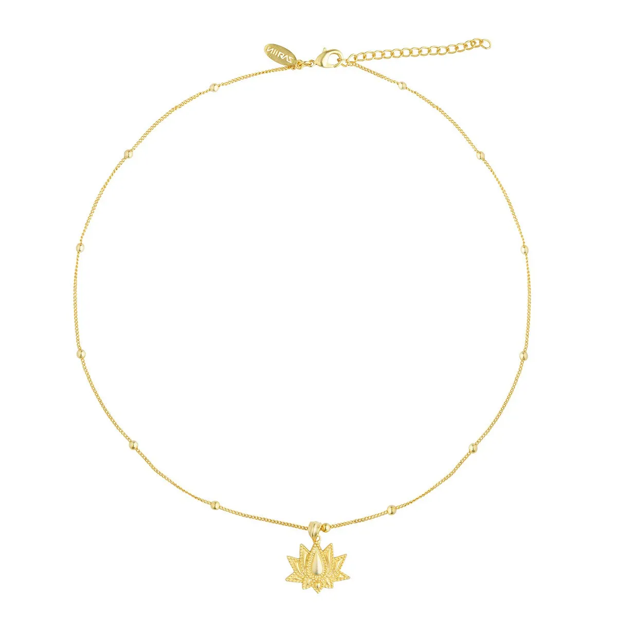 Rise to Shine Lotus Pendant Necklace