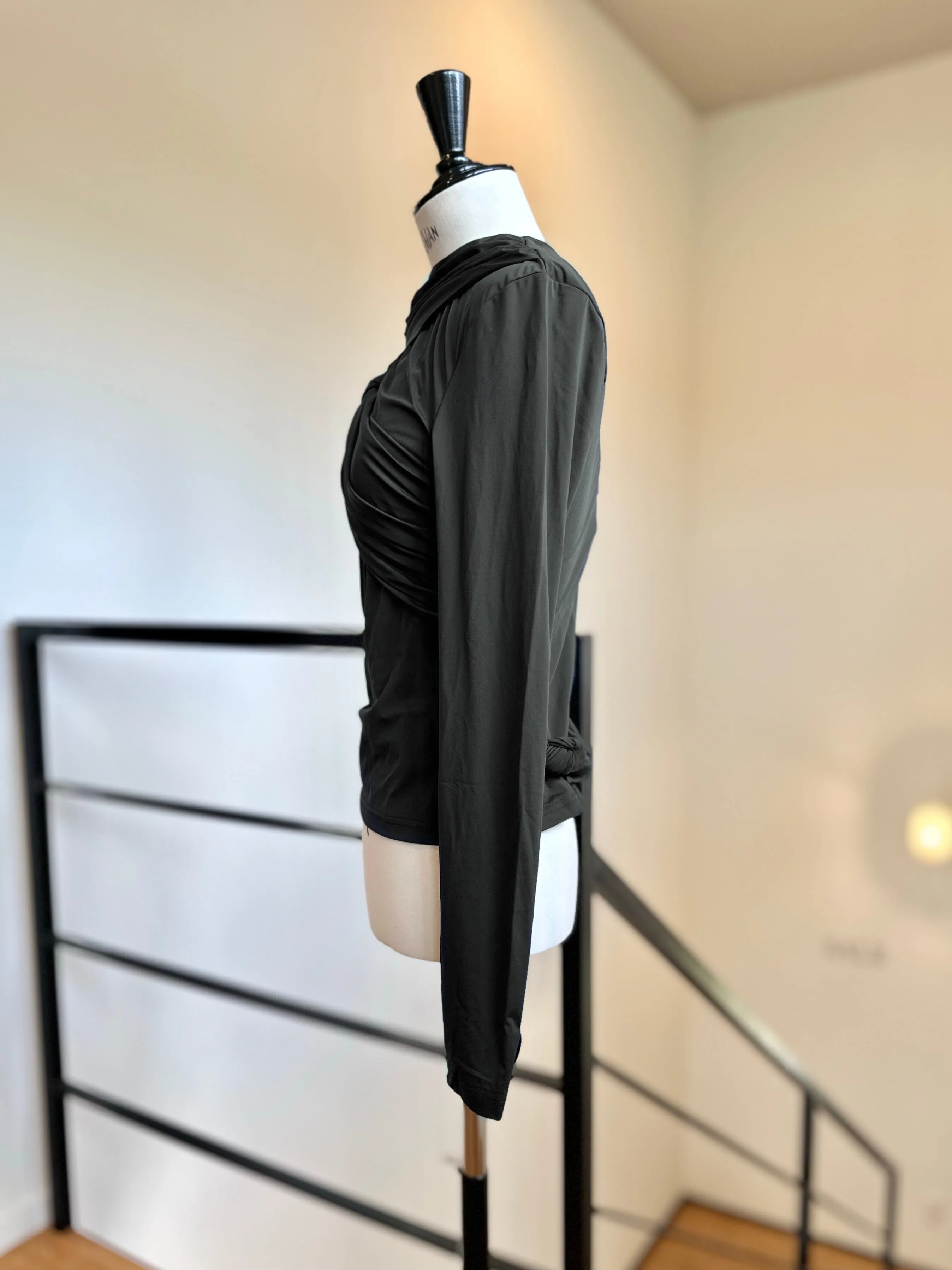 rokh KNOTTED JERSEY TOP