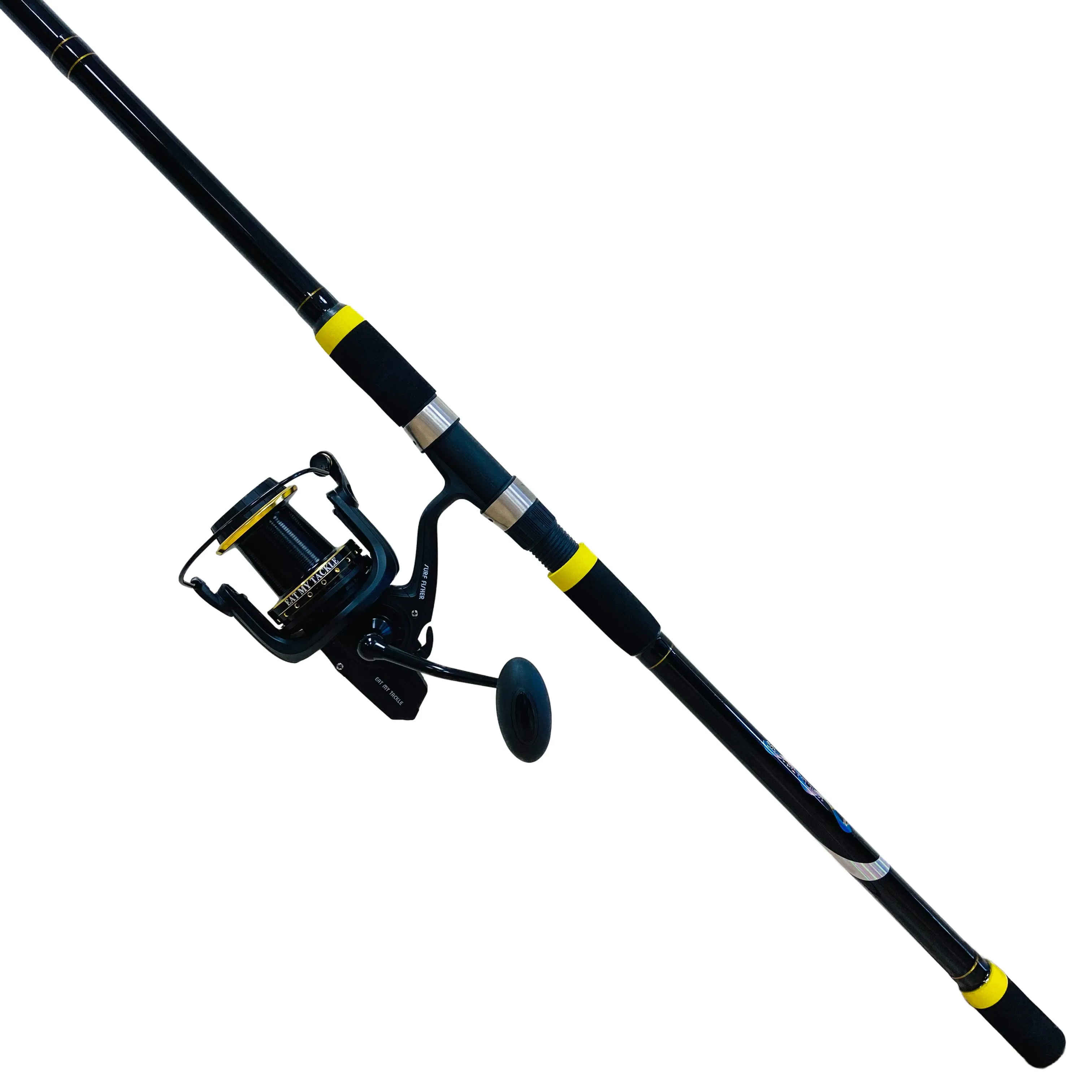 Surf Fisher Long Cast Black Magic Spinning Combo